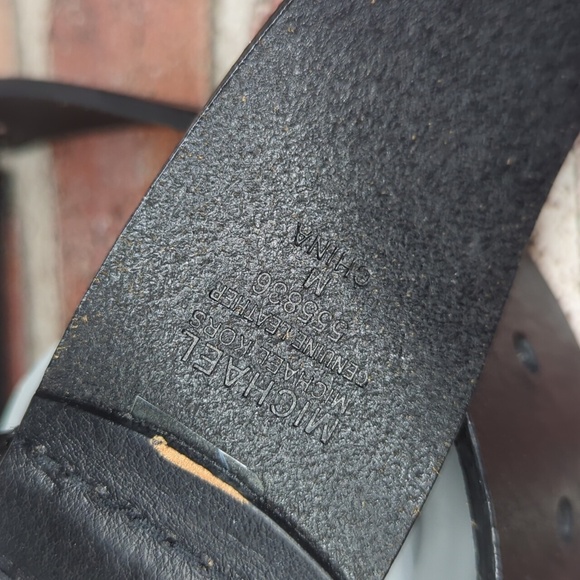 Vintage Micheal Kors Y2K‎ 90's Leather Biker Belt Studded Women's Size Medium - Picture 9 of 16